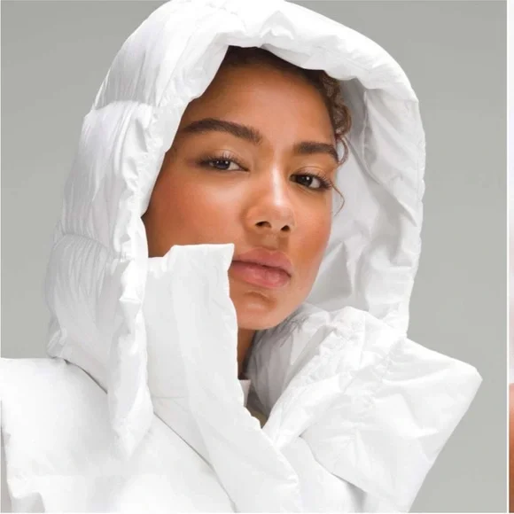 NEW Lululemon Wunder Puff Super Cropped Vest White size 8 - Picture 3 of 11